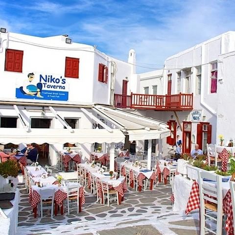 Εστιατόριο - Ελληνική Κουζίνα - Θαλασσινά - Μύκονος - Niko’s Taverna